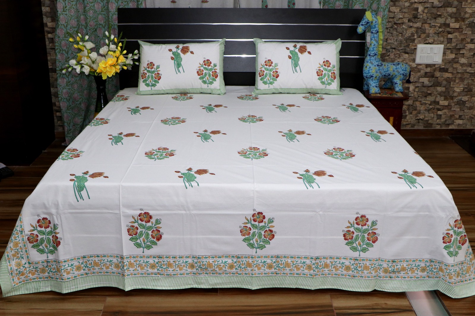 Govind Exports Indian Hand Block Home Textiles Bedsheets